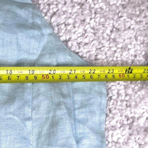 Eileen Fisher Sleeveless Layered Irish Linen Dress Blue XL NEW - Picture 8 of 9